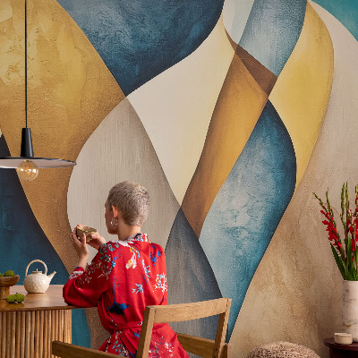 Fotografická tapeta vliesová Vlnitá abstrakce