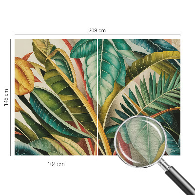 Fotografická tapeta na vliesu Exotické listy