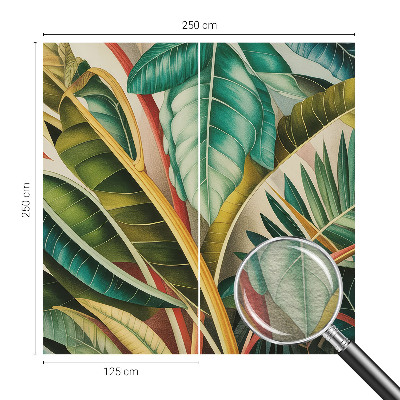 Fotografická tapeta na vliesu Exotické listy