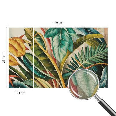 Fotografická tapeta na vliesu Exotické listy