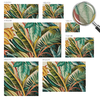 Fotografická tapeta na vliesu Exotické listy