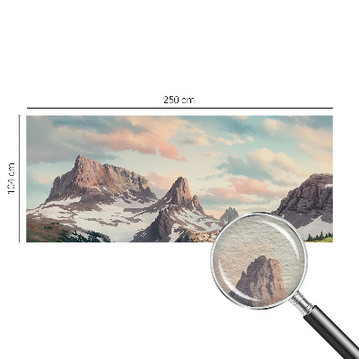 Fototapeta na míru do obýváku Horské panorama
