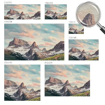 Fototapeta na míru do obýváku Horské panorama