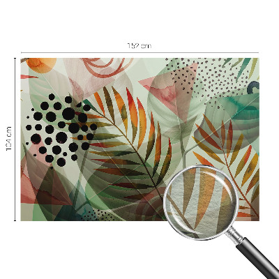 Vliesová fototapeta s potiskem Abstraktní listy