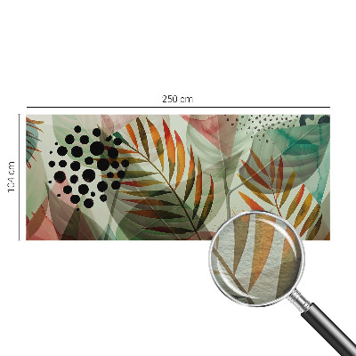 Vliesová fototapeta s potiskem Abstraktní listy