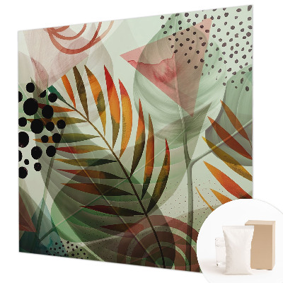 Vliesová fototapeta s potiskem Abstraktní listy