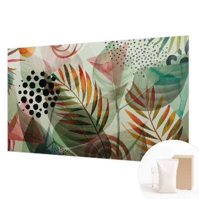 Vliesová fototapeta s potiskem Abstraktní listy