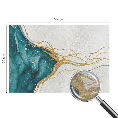 3D fototapeta Tyrkysové čáry