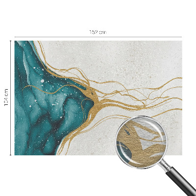 3D fototapeta Tyrkysové čáry