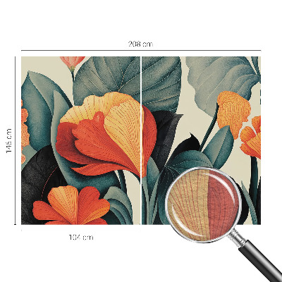 Fototapeta do obýváku Barevné květiny