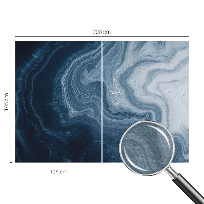 Vliesová fototapeta pro děti Modré vlny