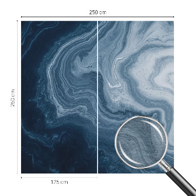 Vliesová fototapeta pro děti Modré vlny