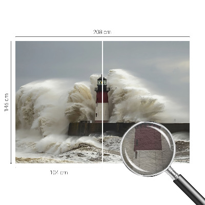 Fototapeta s potiskem na vliesu Mořské vlny