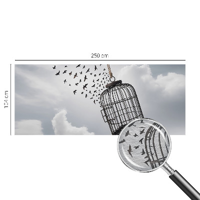 Vliesová fototapeta do ložnice Létající ptáci