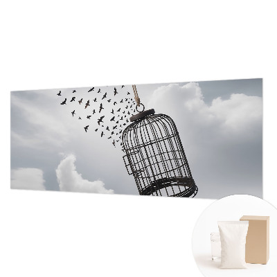 Vliesová fototapeta do ložnice Létající ptáci