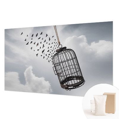 Vliesová fototapeta do ložnice Létající ptáci