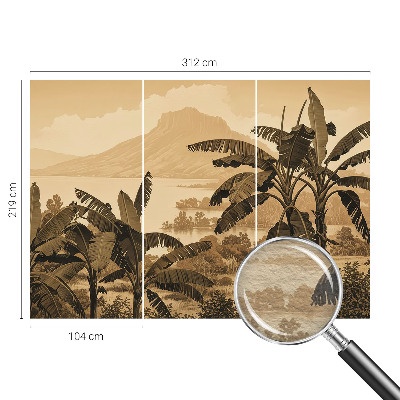 Fototapeta na míru do obýváku Tropické panorama