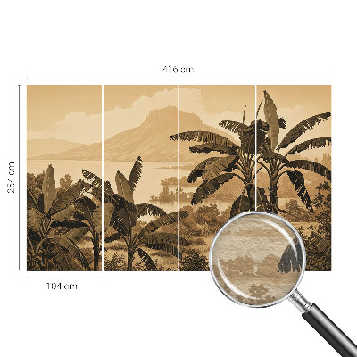 Fototapeta na míru do obýváku Tropické panorama
