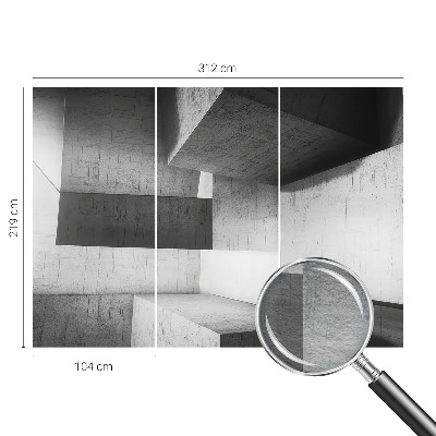 Dekorativní fototapeta na zeď Geometrické sochy