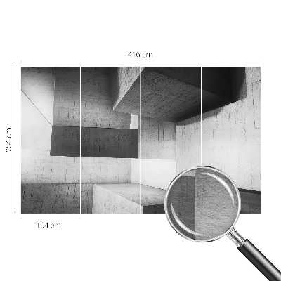 Dekorativní fototapeta na zeď Geometrické sochy