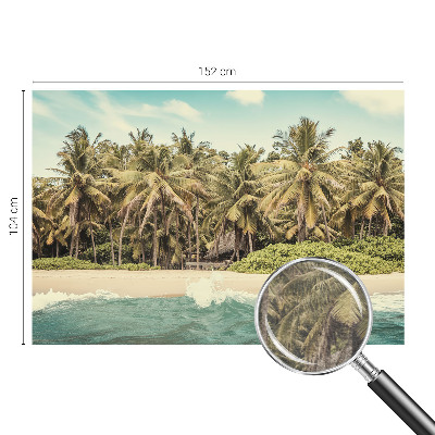 3D fototapeta Tropická pláž