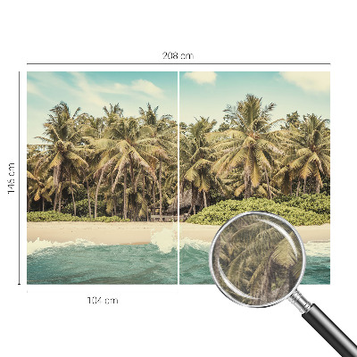 3D fototapeta Tropická pláž