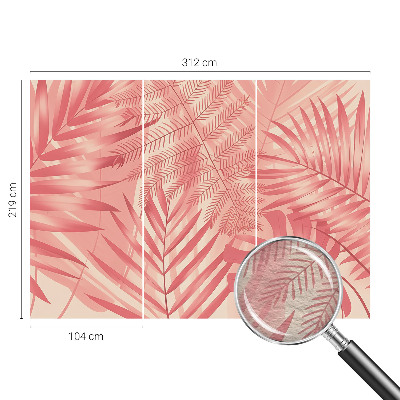 Vliesová fototapeta pro děti Tropické listy