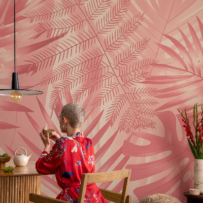 Vliesová fototapeta pro děti Tropické listy