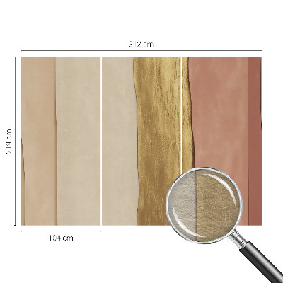 Vliesová fototapeta na zeď Vlnité pruhy