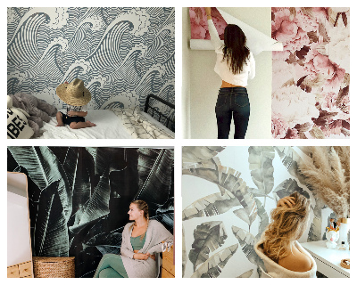 Dekorativní fototapeta na zeď Tropická elegance