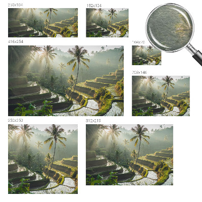 Fotografická tapeta vliesová Rajské terasy