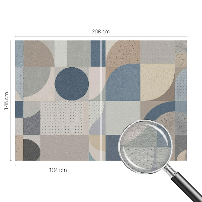 Fototapeta na míru do obýváku Geometrická mozaika
