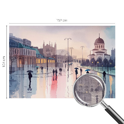 Fototapeta na stěnu Deštivá procházka