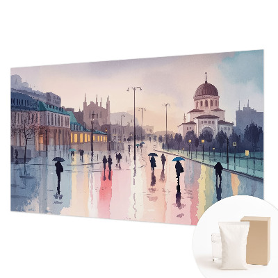Fototapeta na stěnu Deštivá procházka
