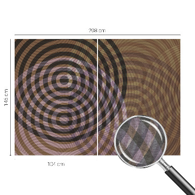 Fototapeta na míru do obýváku Hypnotizující kruhy