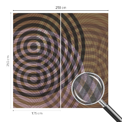 Fototapeta na míru do obýváku Hypnotizující kruhy