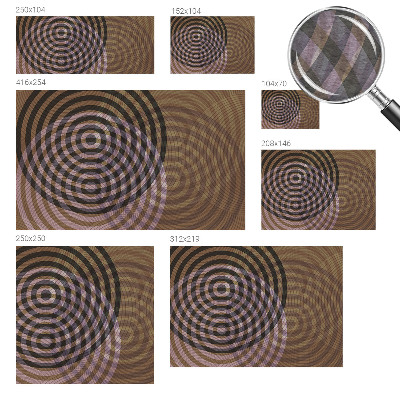 Fototapeta na míru do obýváku Hypnotizující kruhy