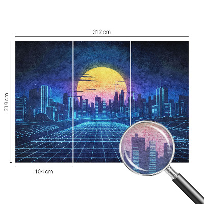 Fotografická tapeta na vliesu Futuristická krajina