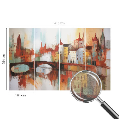 Moderní fototapeta na míru Městská krajina