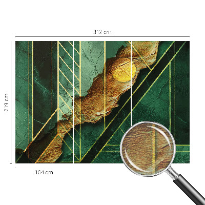 Vliesová fototapeta do ložnice Geometrické napětí