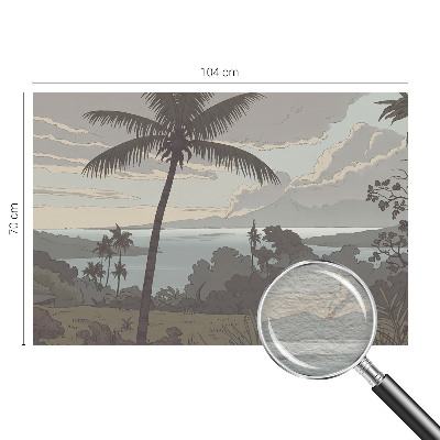 Dekorativní fototapeta na zeď Exotická krajina