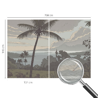 Dekorativní fototapeta na zeď Exotická krajina