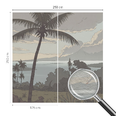 Dekorativní fototapeta na zeď Exotická krajina