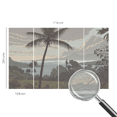 Dekorativní fototapeta na zeď Exotická krajina