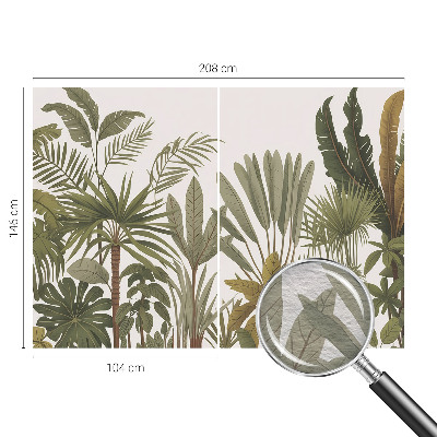 Fotografická tapeta na vliesu Exotické listy