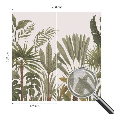 Fotografická tapeta na vliesu Exotické listy