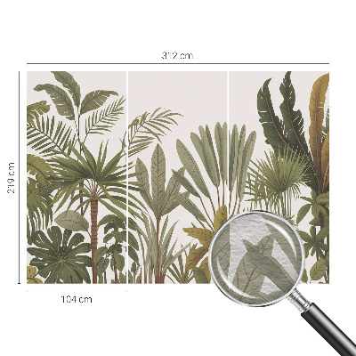 Fotografická tapeta na vliesu Exotické listy