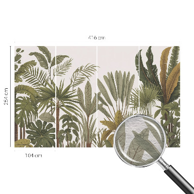 Fotografická tapeta na vliesu Exotické listy