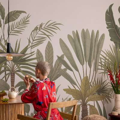Fotografická tapeta na vliesu Exotické listy