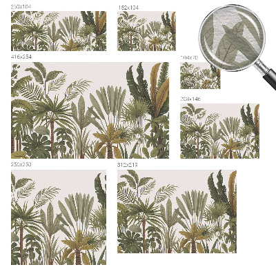 Fotografická tapeta na vliesu Exotické listy